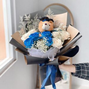 blue-x-white-rose
