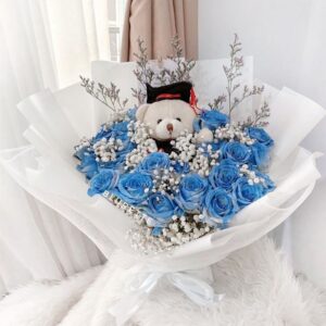 french-blue-graduation-bouquet-20-roses