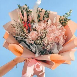 preserved-pink-hydrangea