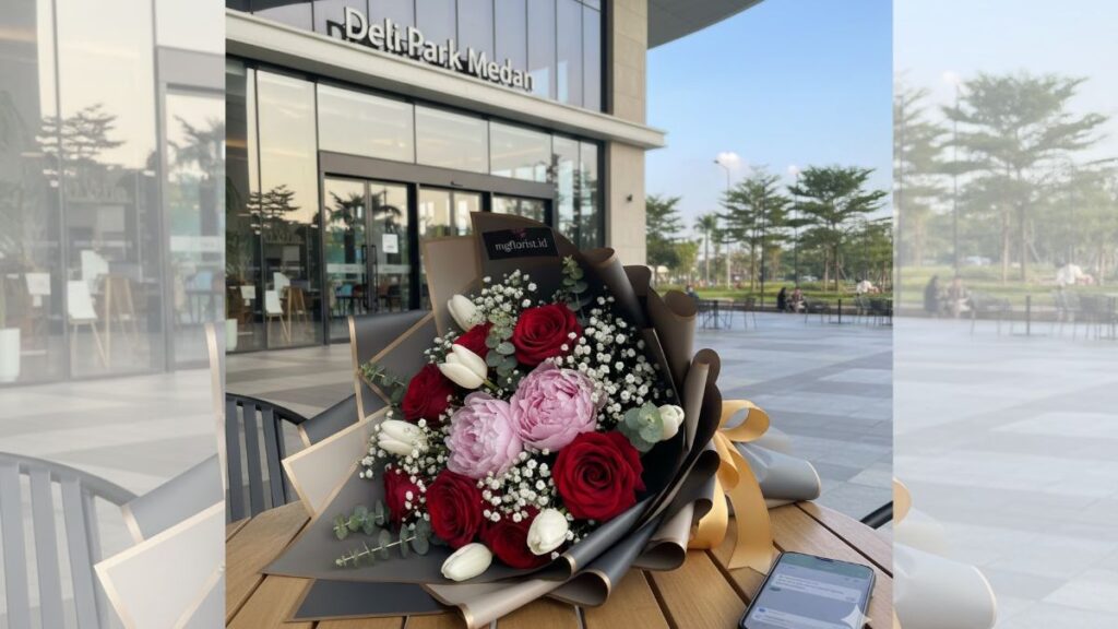 Buket bunga premium Medan Deli Park