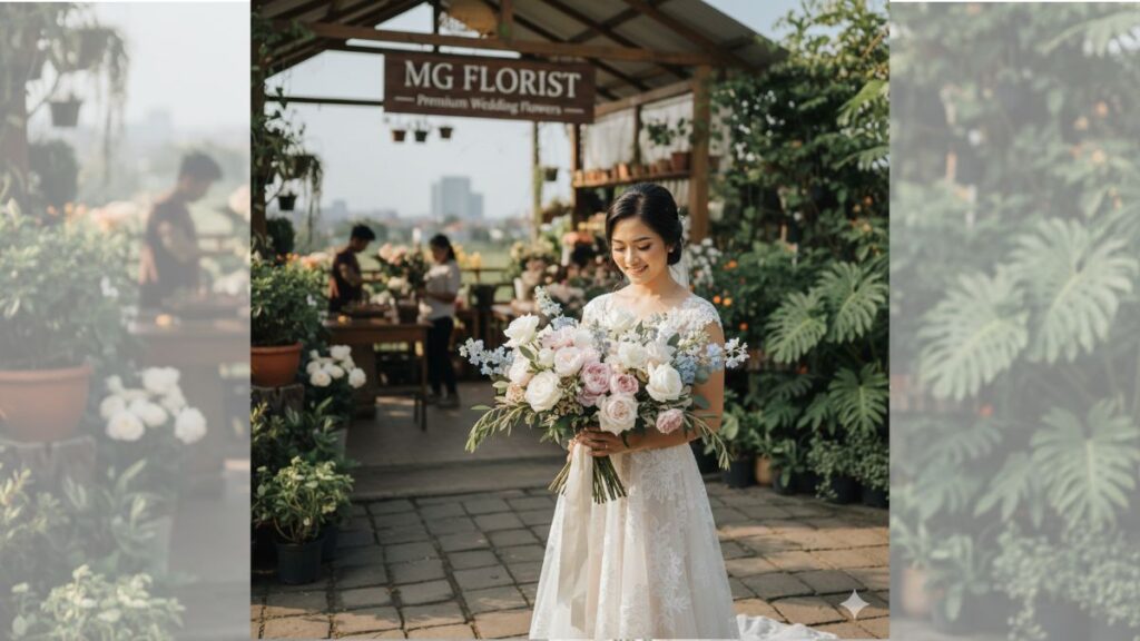Hand bouquet pengantin terdekat di Medan